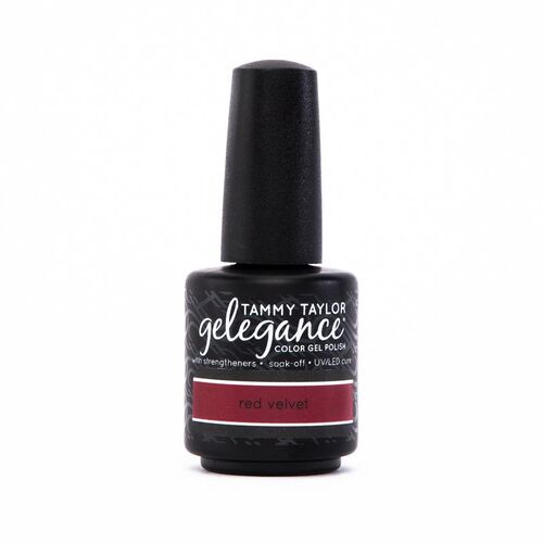 Gelegance Red velvet - dark red with shimmer 15ml-Gel Polish (31)  esmaltado semi-permanente