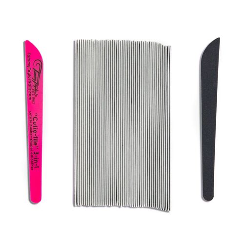 Lima Desechable Cutie File / 50uds + 8 Soportes