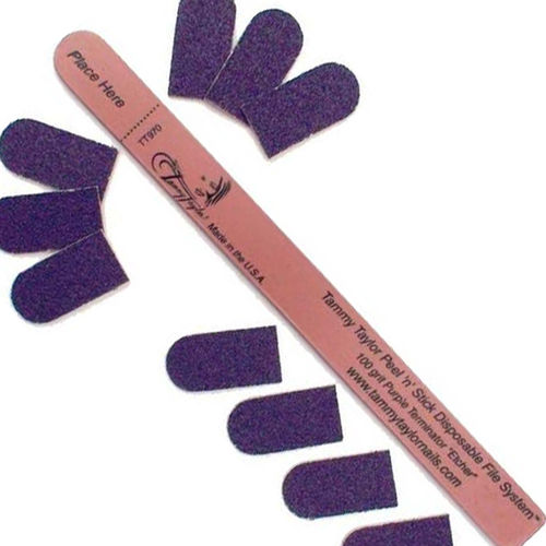 Lima Desechable Mini Púrpura/ 50 unds